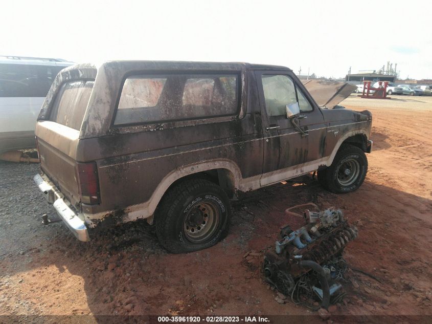 1981 Ford Bronco U100 VIN: 1FMDU15E3BLA72081 Lot: 35961920