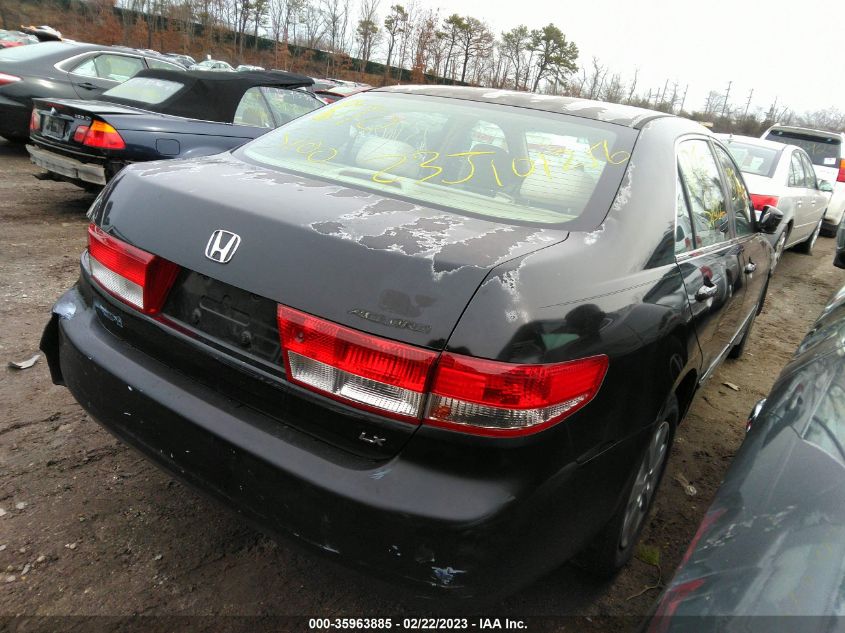 2004 Honda Accord 2.4 Lx VIN: 1HGCM56324A157384 Lot: 35963885