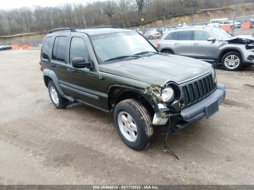 1J4GL48K16W284631 2006 Jeep Liberty Sport