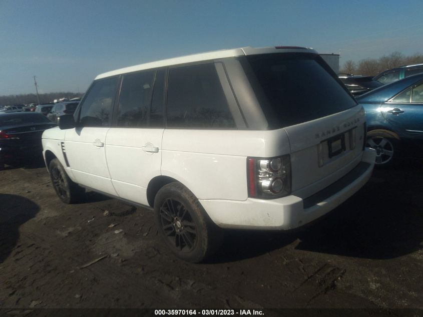 2011 Land Rover Range Rover Hse VIN: SALME1D48BA341108 Lot: 35970164