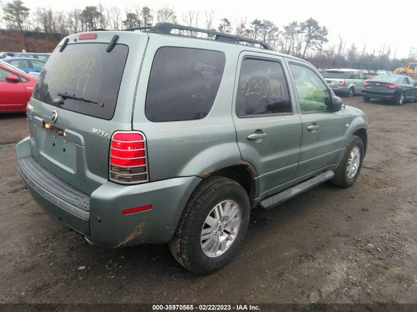 2006 Mercury Mariner Luxury/Premier VIN: 4M2CU57156KJ06822 Lot: 35970565