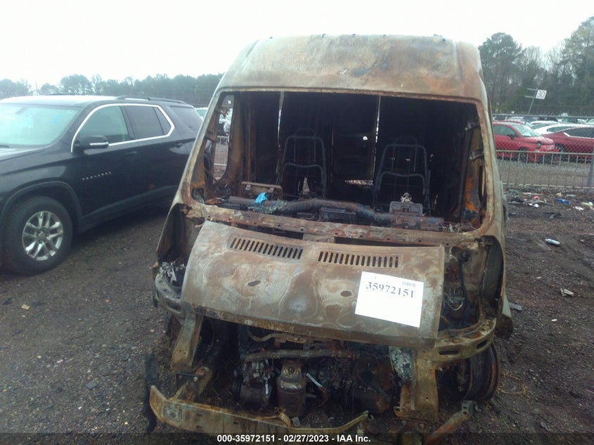 2021 Ram Promaster 3500 Cargo Van High Roof 159" Wb Ext VIN: 3C6MRVJG2ME511830 Lot: 35972151