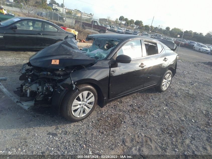 2022 Nissan Sentra S Xtronic Cvt VIN: 3N1AB8BVXNY209736 Lot: 35972628