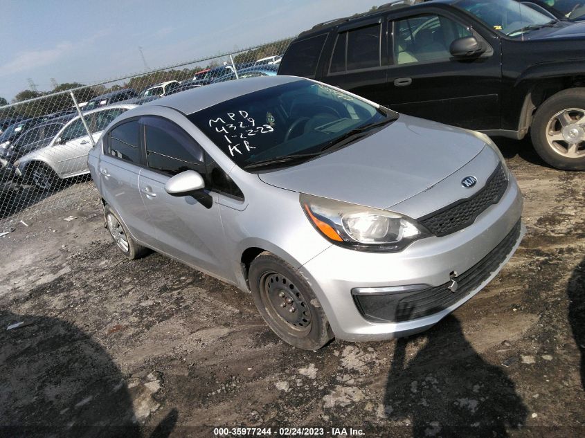 2016 Kia Rio Lx VIN: KNADM4A37G6574329 Lot: 35977244