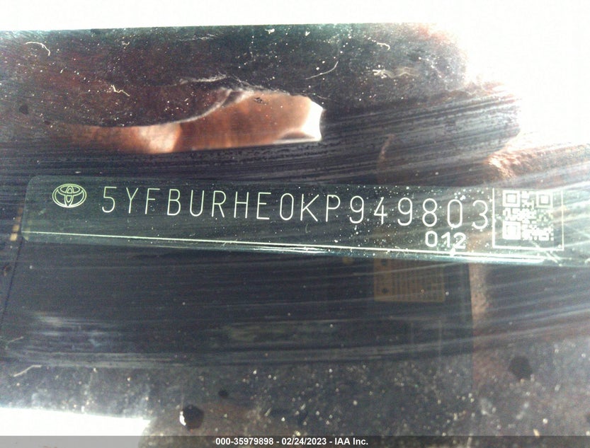 5YFBURHE0KP949803