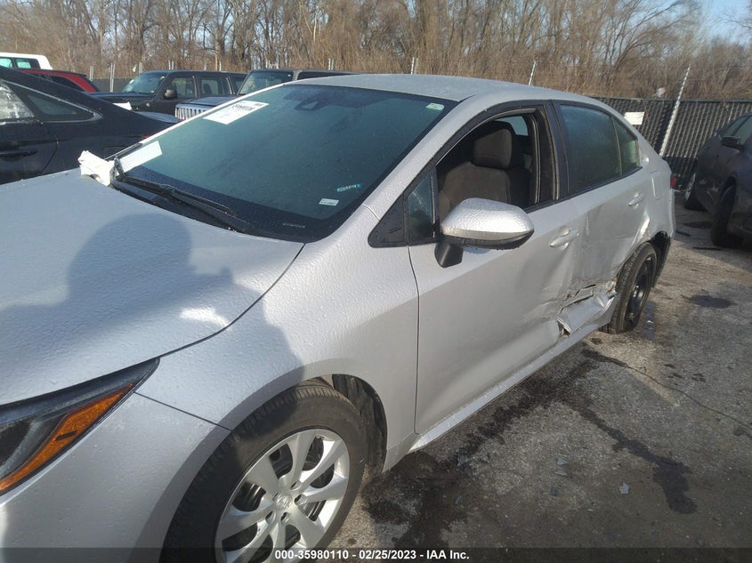 2022 TOYOTA COROLLA VIN: 5YFEPMAE3NP324821