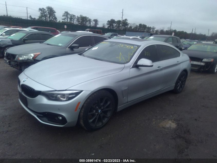 2019 BMW 440I Gran Coupe xDrive VIN: WBA4J7C51KBM74977 Lot: 35981474