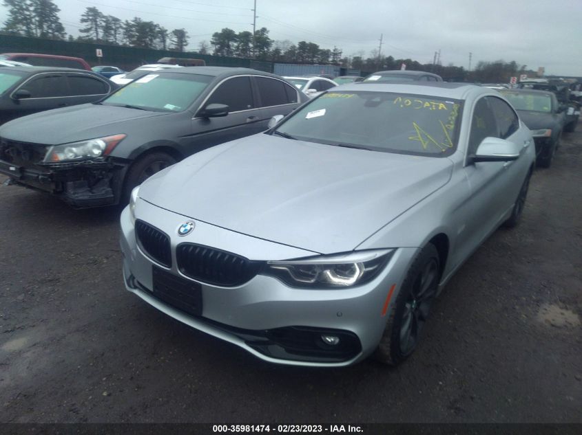 2019 BMW 440I Gran Coupe xDrive VIN: WBA4J7C51KBM74977 Lot: 35981474