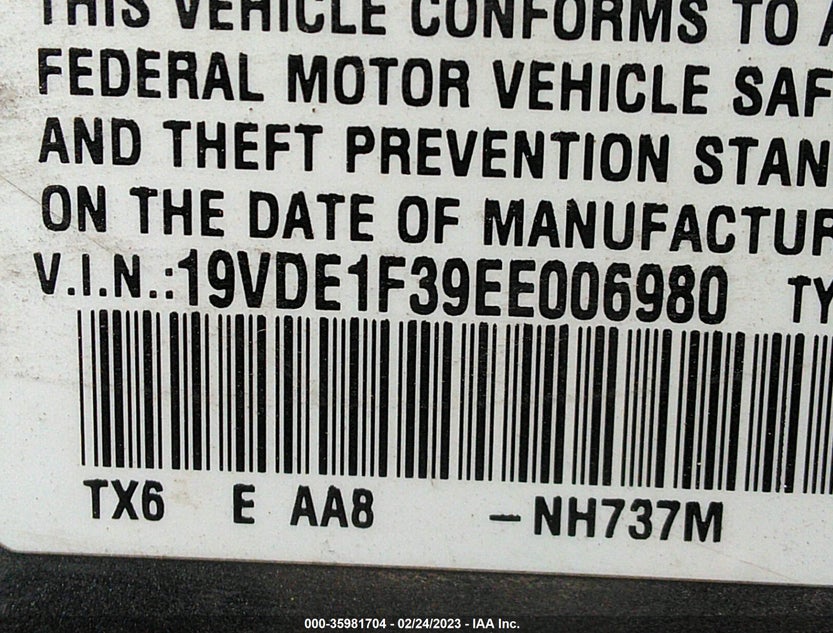 19VDE1F39EE006980