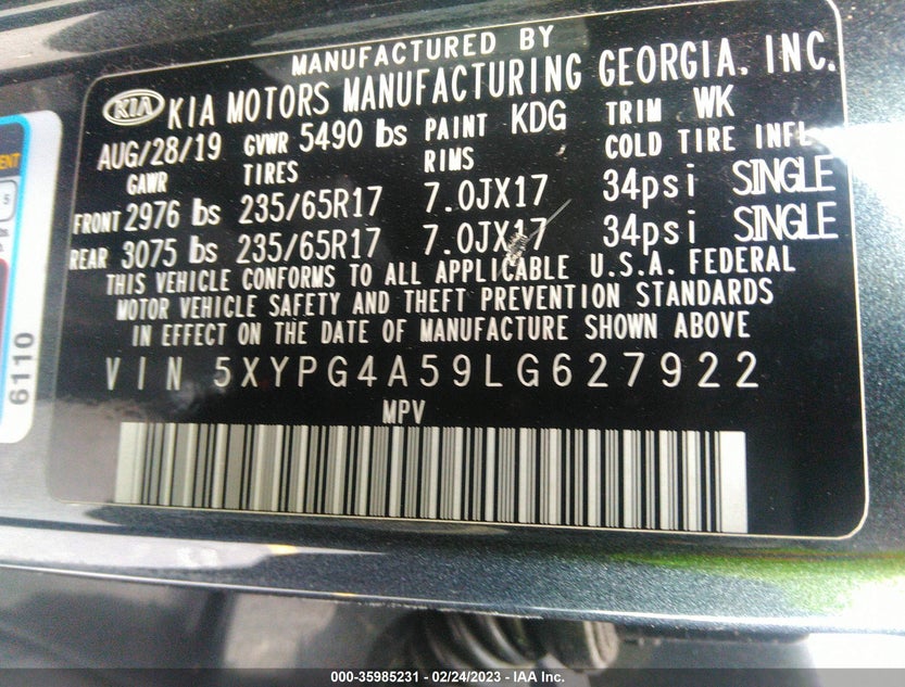 5XYPG4A59LG627922