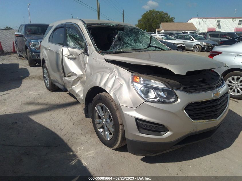 2016 Chevrolet Equinox Ls VIN: 2GNALBEK1G1126794 Lot: 35985664