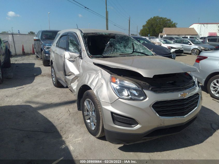 2016 Chevrolet Equinox Ls VIN: 2GNALBEK1G1126794 Lot: 35985664