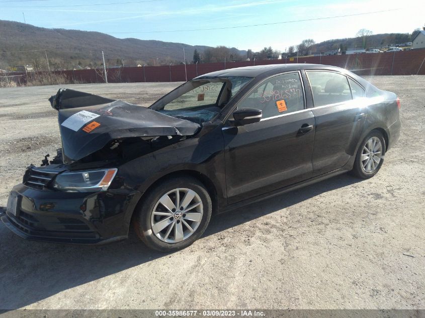 2015 Volkswagen Jetta 1.8T Se VIN: 3VWD07AJ2FM255186 Lot: 35986577