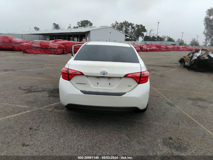 2018 Toyota Corolla Le VIN: 5YFBURHE9JP836396 Lot: 35991148