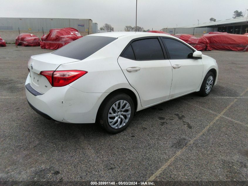 2018 Toyota Corolla Le VIN: 5YFBURHE9JP836396 Lot: 35991148