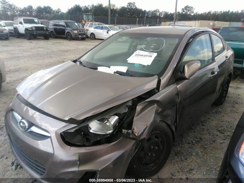 KMHCT4AE3EU686472 2014 Hyundai Accent Gls