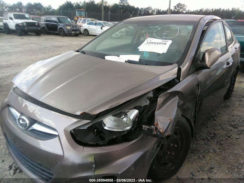 KMHCT4AE3EU686472 2014 Hyundai Accent Gls