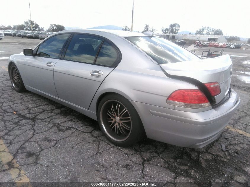 2006 BMW 750Li VIN: WBAHN83576DT26113 Lot: 36001177