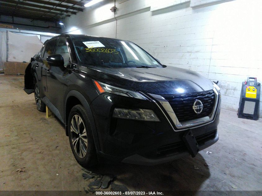 2021 Nissan Rogue Sv Intelligent Awd VIN: JN8AT3BB5MW226134 Lot: 36002603