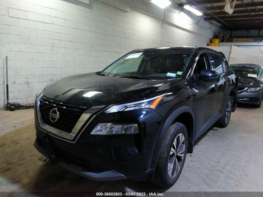 2021 Nissan Rogue Sv Intelligent Awd VIN: JN8AT3BB5MW226134 Lot: 36002603