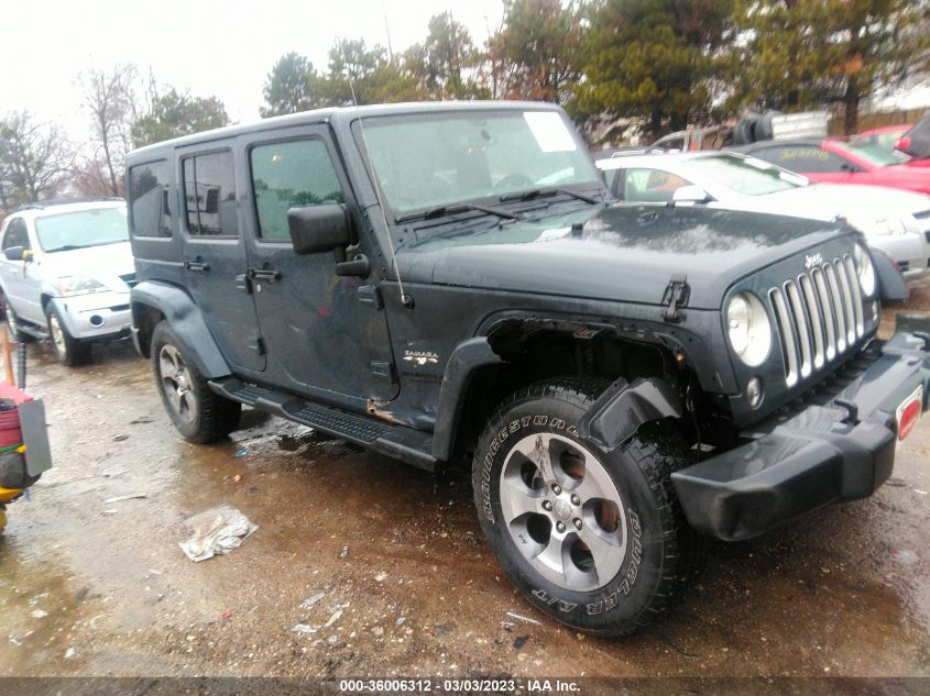 2016 Jeep Wrangler Unlimited Sahara VIN: 1C4BJWEG0GL326999 Lot: 36006312