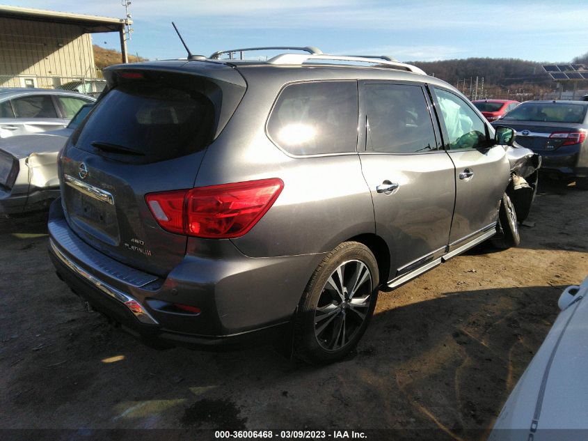 2017 Nissan Pathfinder Platinum VIN: 5N1DR2MM7HC906569 Lot: 36006468