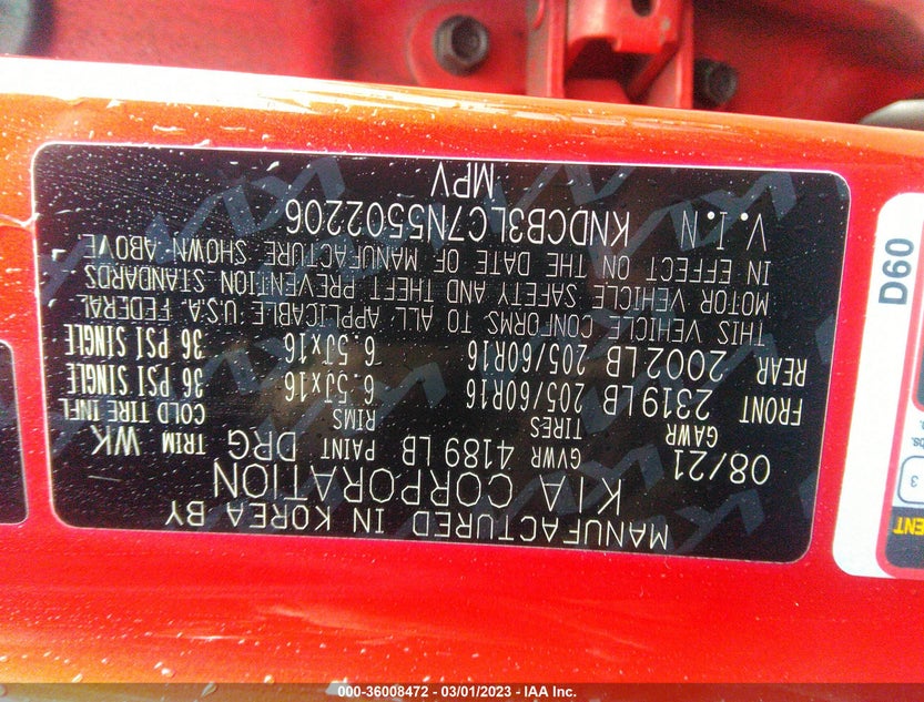 KNDCB3LC7N5502206