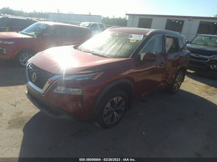 2021 Nissan Rogue Sv VIN: 5N1AT3BA3MC713428 Lot: 36008884