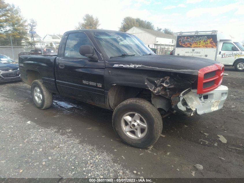 1B7HF16Y4YS557109 2000 Dodge Ram 1500 St