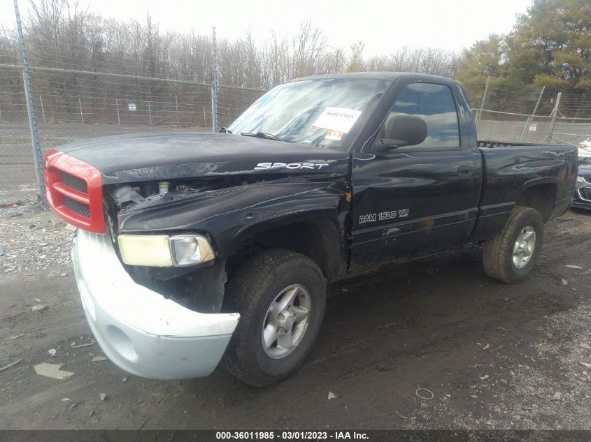 1B7HF16Y4YS557109 2000 Dodge Ram 1500 St