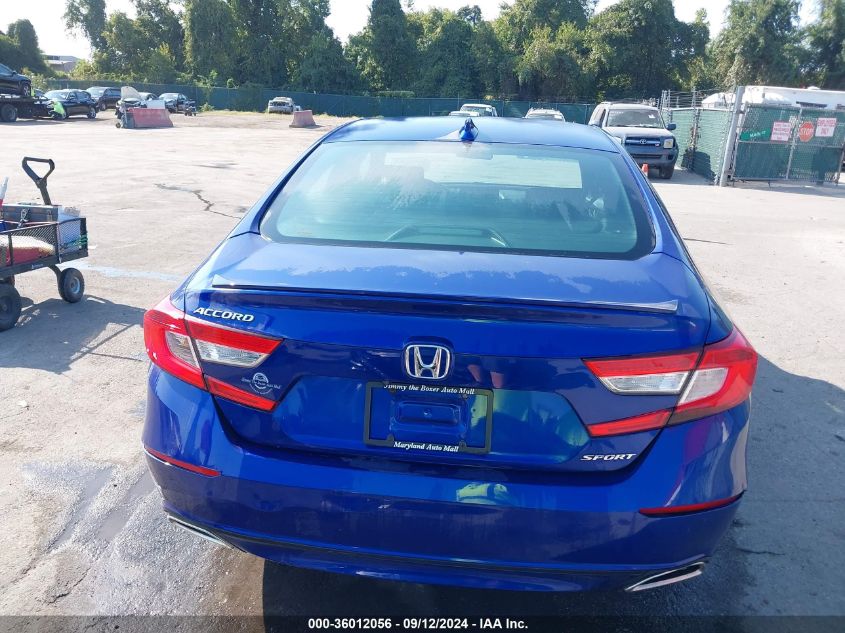 2018 Honda Accord Sport VIN: 1HGCV1F36JA140847 Lot: 36012056