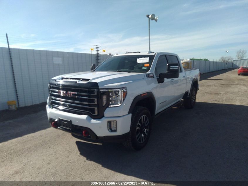 2022 GMC Sierra 2500Hd 4Wd Standard Bed At4 VIN: 1GT49PEY6NF232475 Lot: 36012666