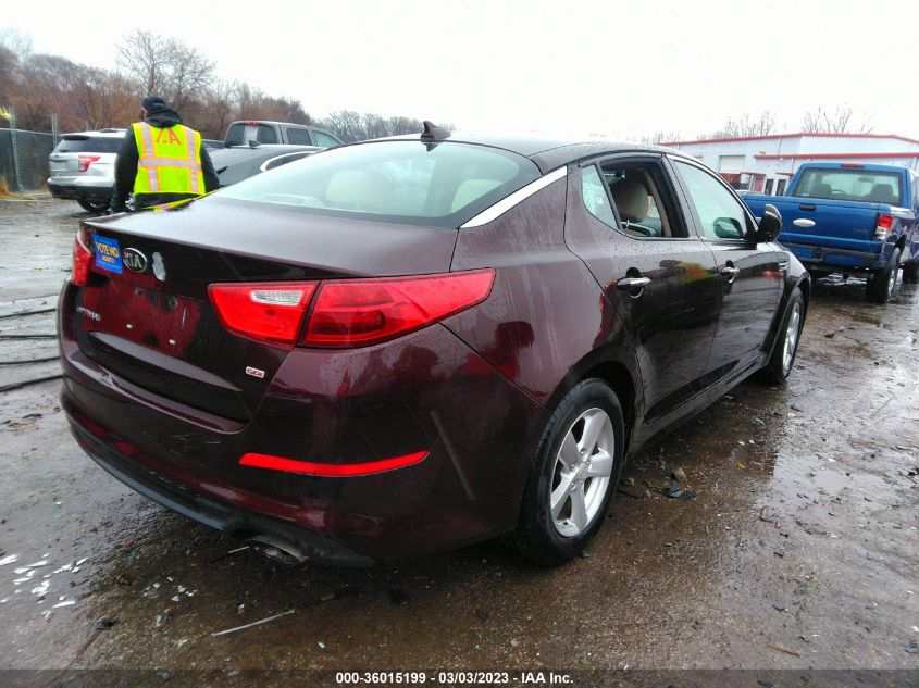 2015 Kia Optima Lx VIN: 5XXGM4A71FG448812 Lot: 36015199