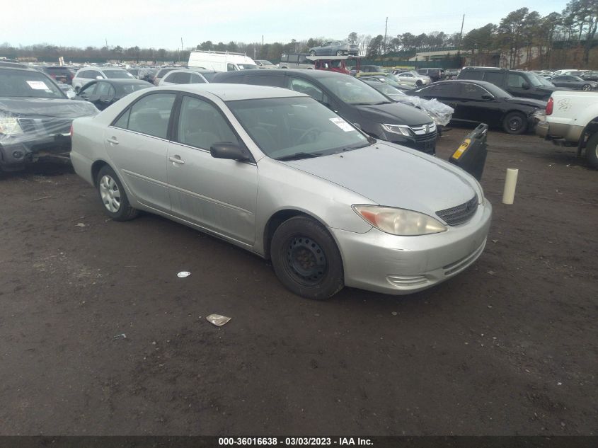 2002 Toyota Camry Xle/Se/Le VIN: 4T1BE32K02U066050 Lot: 36016638