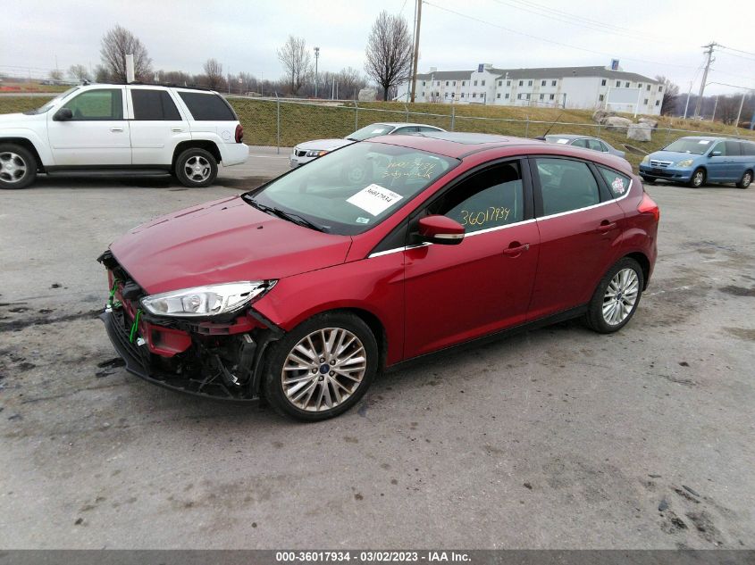 2017 Ford Focus Titanium VIN: 1FADP3N2XHL229942 Lot: 36017934