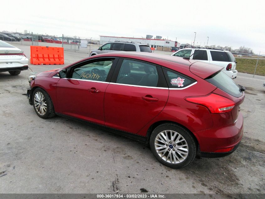 2017 Ford Focus Titanium VIN: 1FADP3N2XHL229942 Lot: 36017934