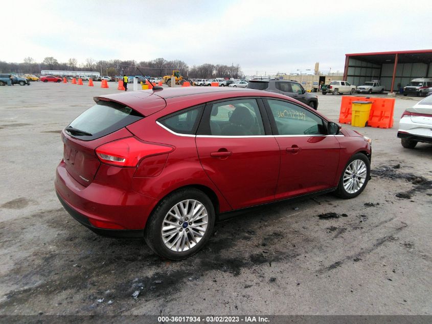 2017 Ford Focus Titanium VIN: 1FADP3N2XHL229942 Lot: 36017934