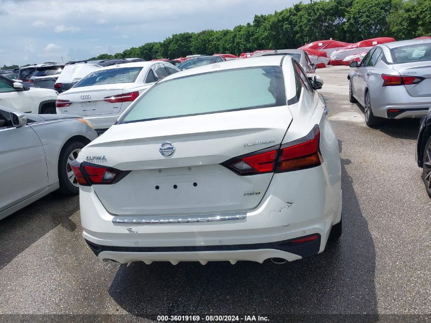 2021 Nissan Altima Platinum Intelligent Awd VIN: 1N4BL4FW6MN416927 Lot: 36019169