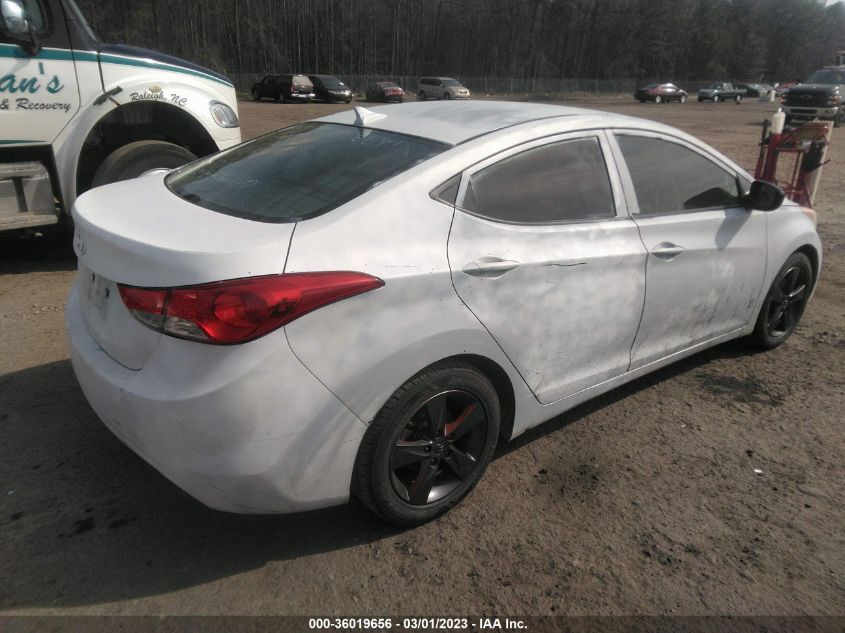 2013 Hyundai Elantra Gls VIN: 5NPDH4AE0DH323890 Lot: 40712085