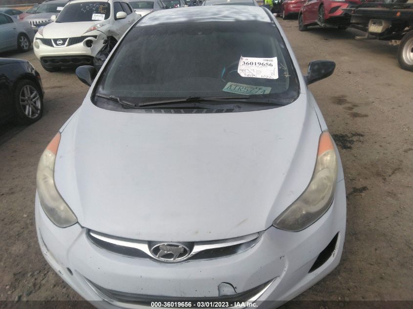 2013 Hyundai Elantra Gls VIN: 5NPDH4AE0DH323890 Lot: 40712085