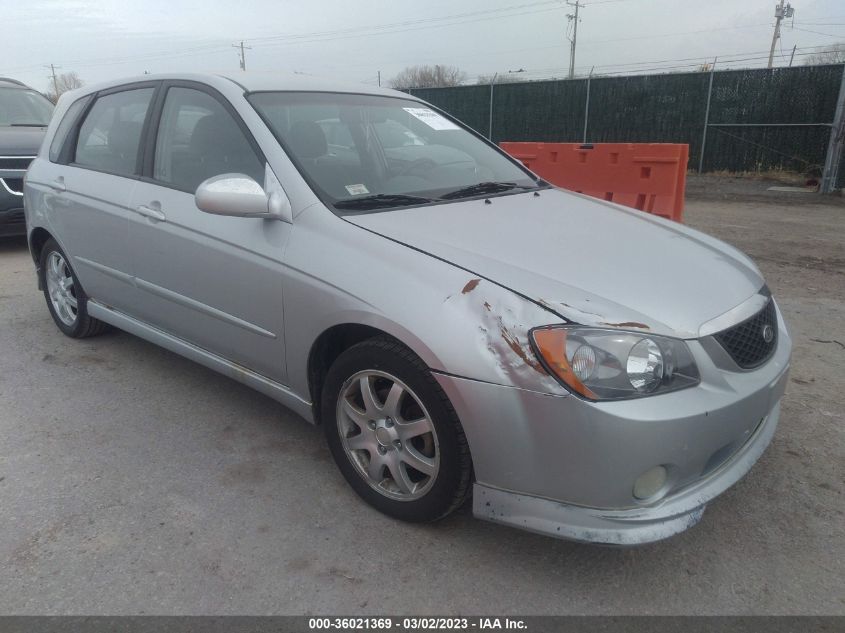 2006 Kia Spectra VIN: KNAFE161165319627 Lot: 36021369