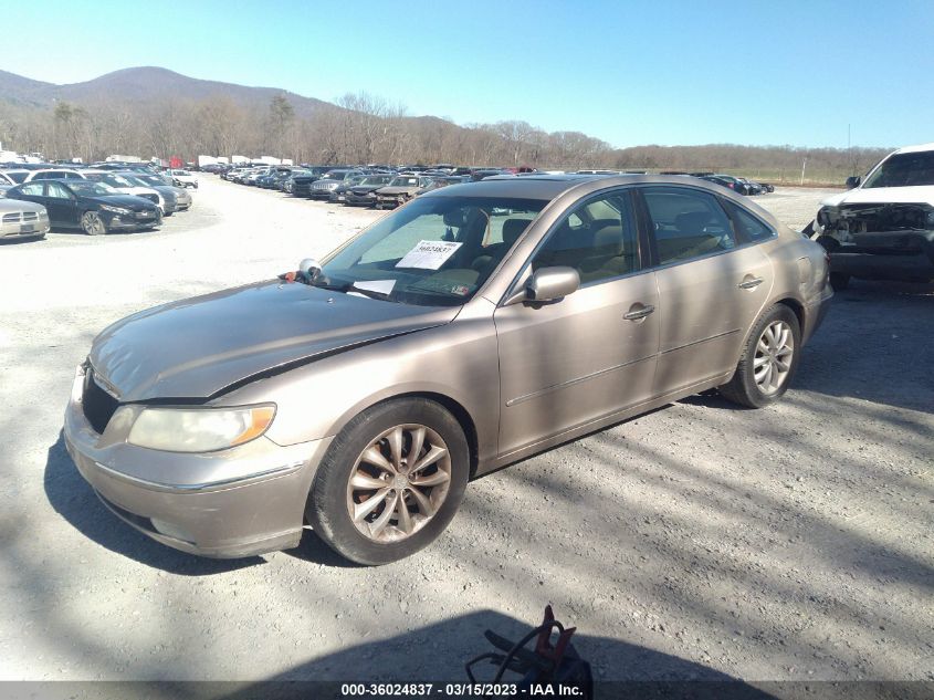 KMHFC46F86A119059 2006 Hyundai Azera Limited/Se