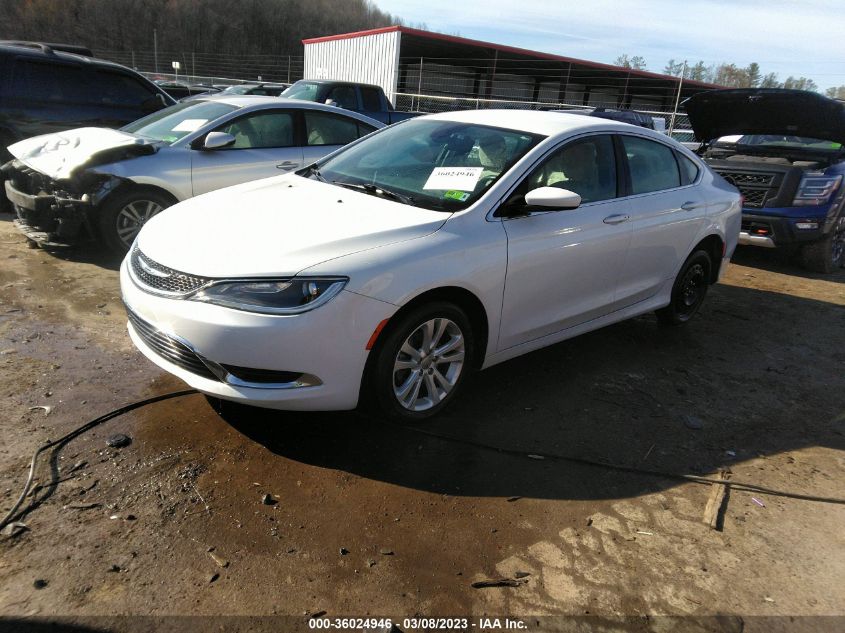 2015 Chrysler 200 Limited VIN: 1C3CCCAB2FN620127 Lot: 36024946