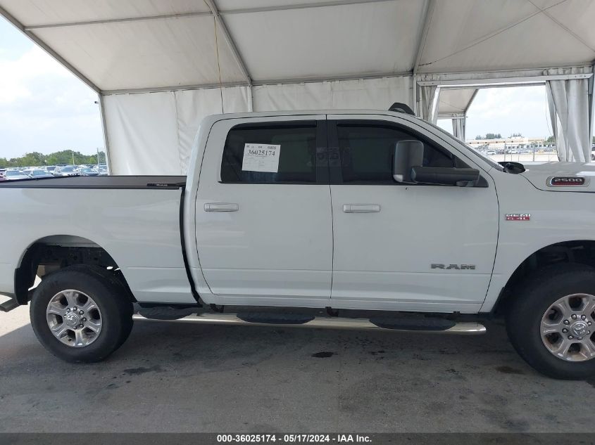 2019 Ram 2500 Big Horn 4X4 6'4" Box VIN: 3C6UR5DJ2KG530922 Lot: 36025174