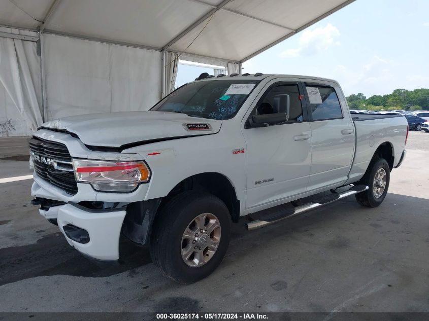 2019 Ram 2500 Big Horn 4X4 6'4" Box VIN: 3C6UR5DJ2KG530922 Lot: 36025174