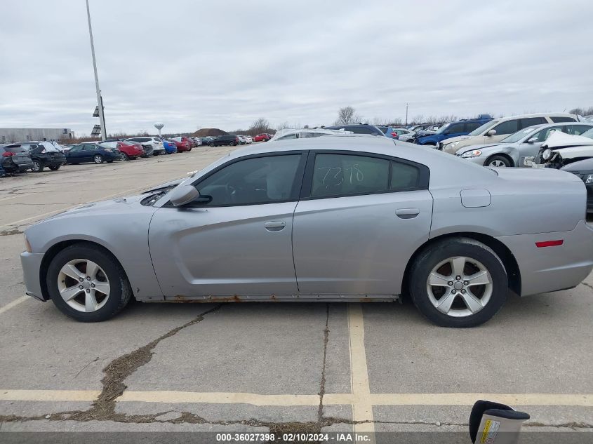 2013 Dodge Charger Se VIN: 2C3CDXBG5DH689592 Lot: 36027398