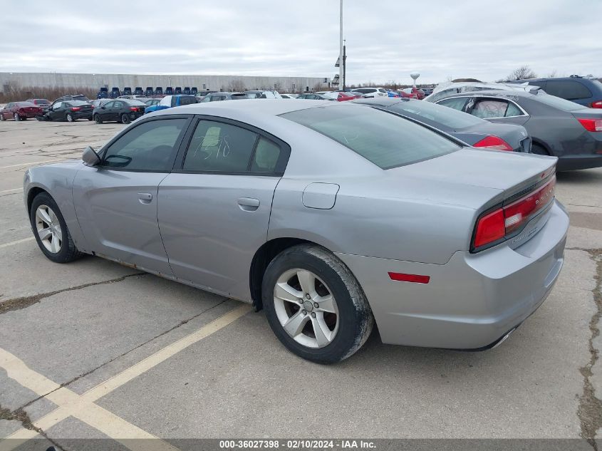 2013 Dodge Charger Se VIN: 2C3CDXBG5DH689592 Lot: 36027398