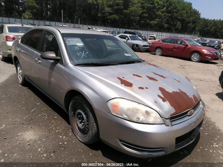 2G1WC583881340566 2008 Chevrolet Impala Lt