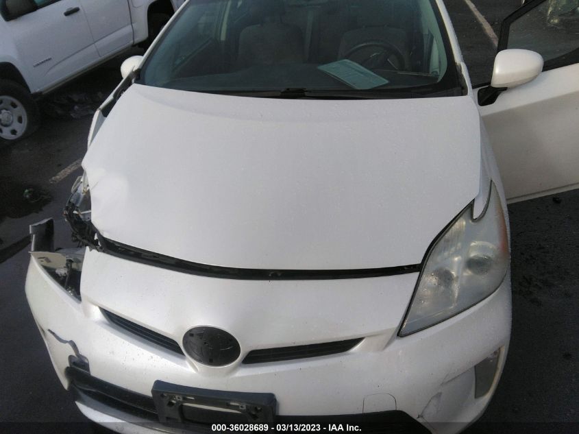 2013 Toyota Prius Three VIN: JTDKN3DU7D1682366 Lot: 36028689