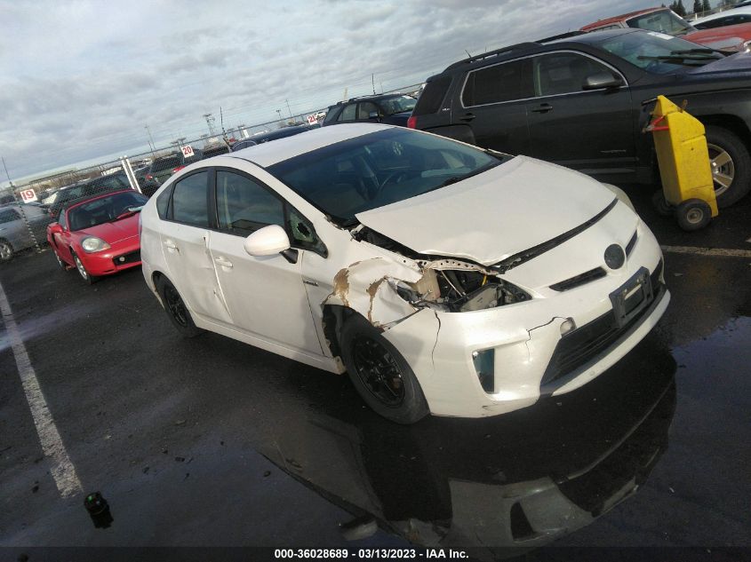 JTDKN3DU7D1682366 2013 Toyota Prius Three